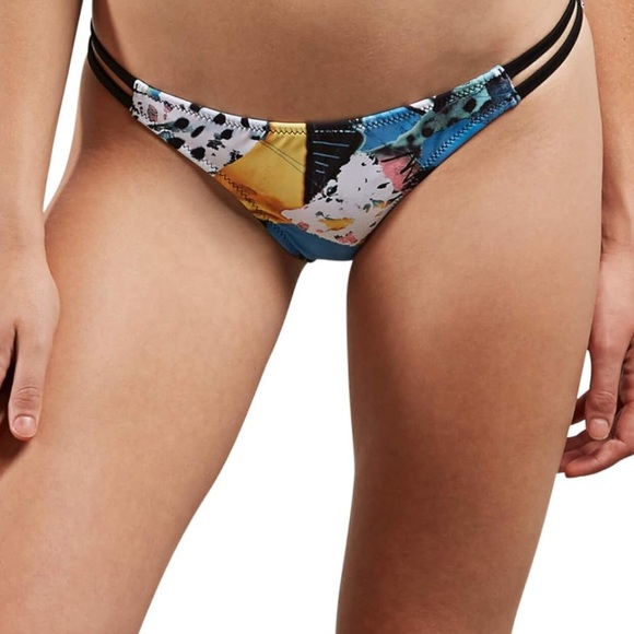 👙VOLCOM Collage Dropout Hipster Bottom Only👙~large - Picture 5 of 16